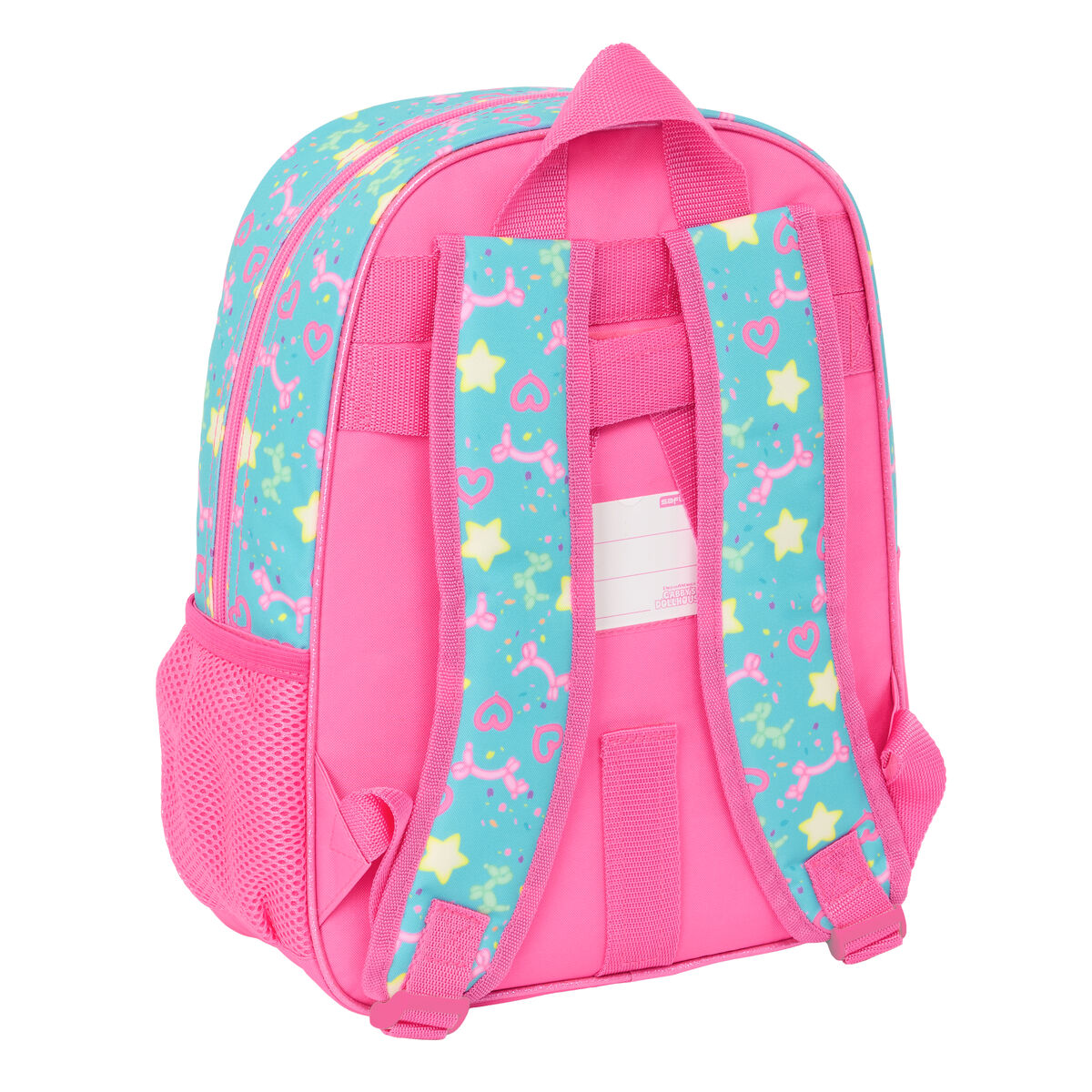 Skolryggsäck Gabby's Dollhouse Confetti Rosa Turkos 26 x 34 x 11 cm - 3
