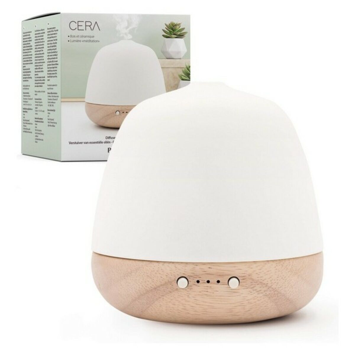 Diffuser av eteriska oljor Pranarôm Cera Keramik Ultrasonic (180 ml) - 2