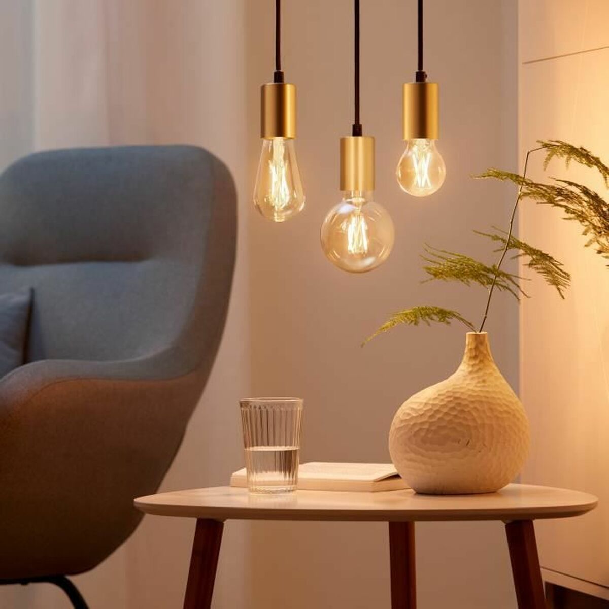Lampa Wiz Multicolour Gyllene F 7 W 50 W E27 - 5