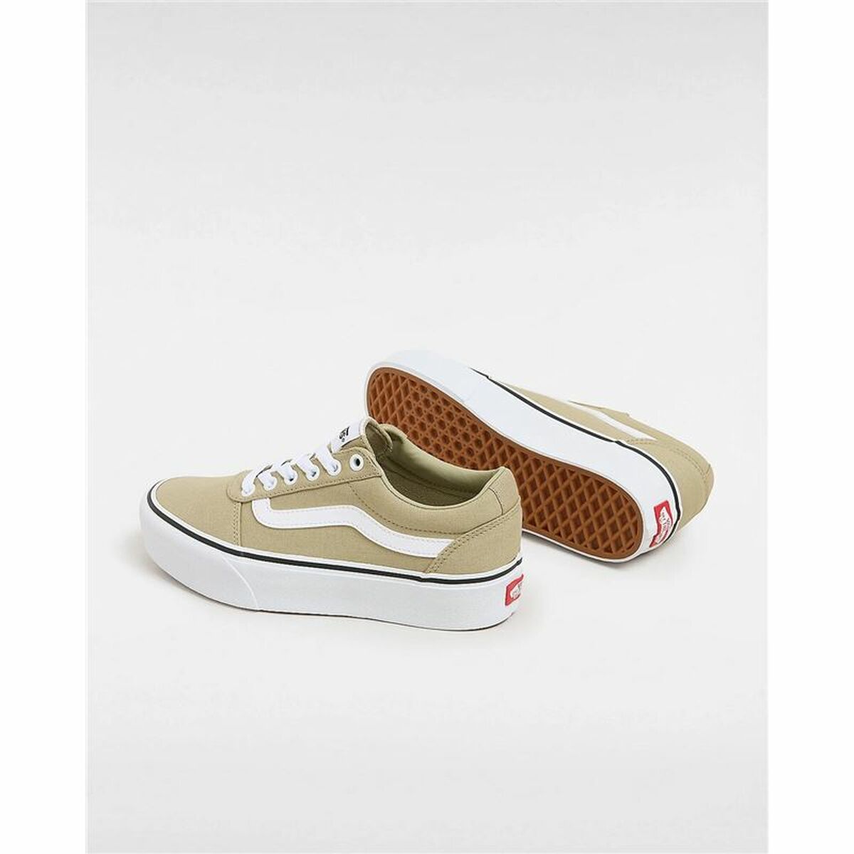 Casual Träningsskor Dam Vans Ward Platform Cnvs Elm Beige Ljusbrun - 2