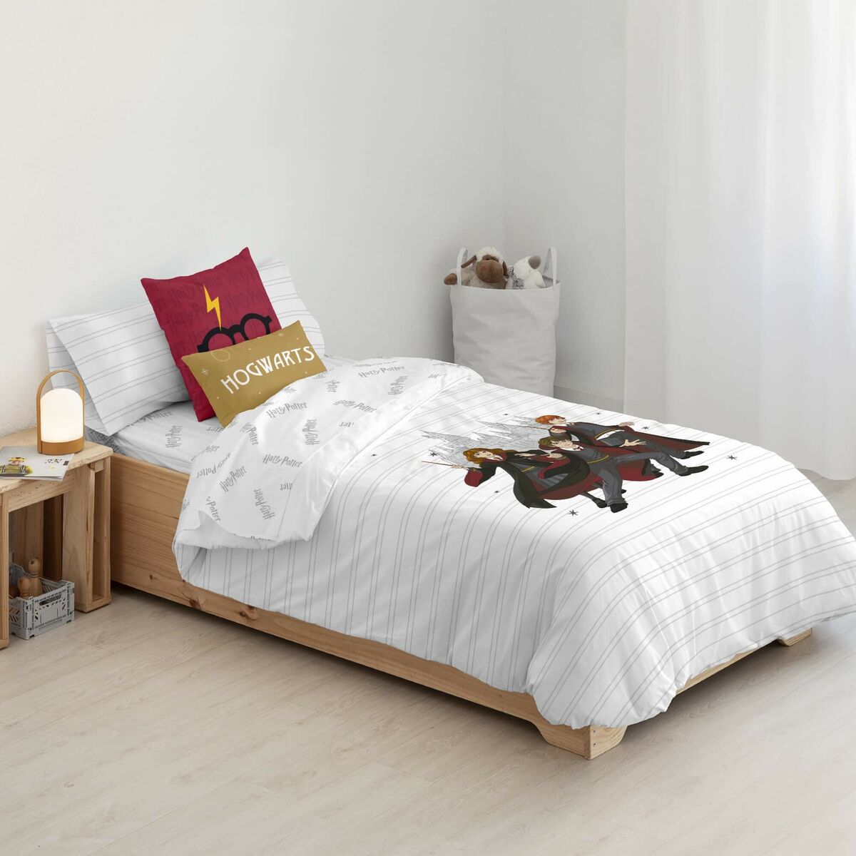 Påslakan Harry Potter Team Multicolour 175 Trådar 155 x 220 cm Säng 90 - 2