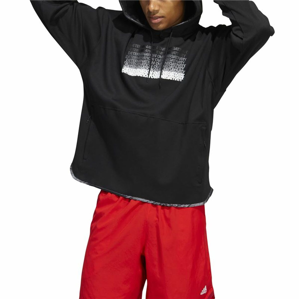 Tröja med huva Herr Adidas Donovan Mitchell Inno Svart - 6