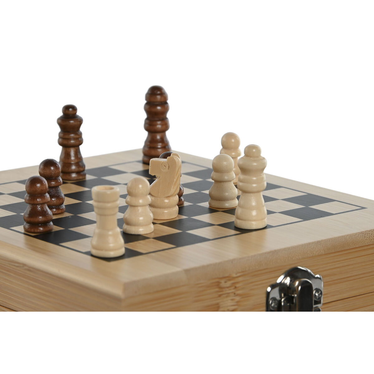 Set med Vintillbehör Home ESPRIT Naturell Bambu 15 x 17 x 5 cm - 3