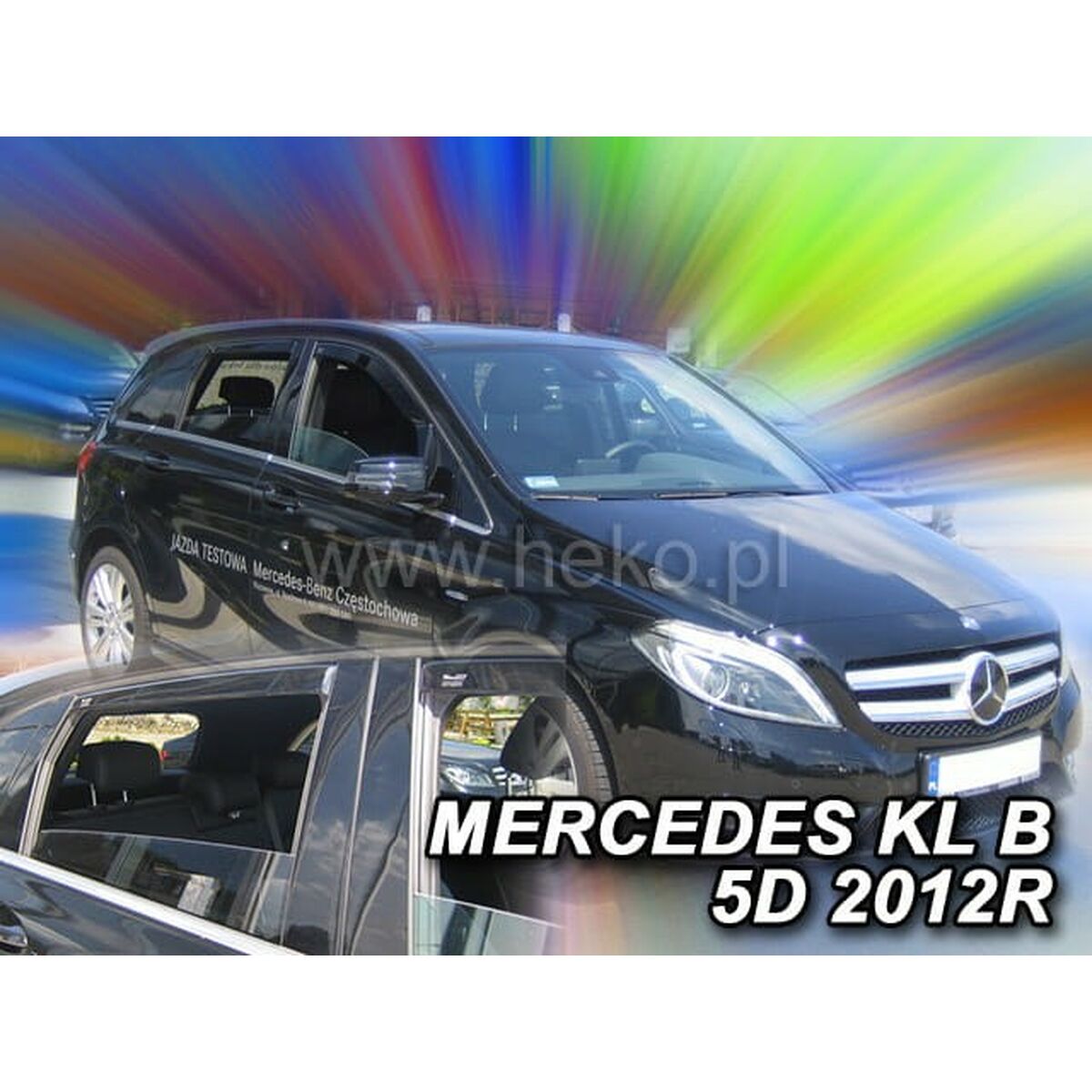 Vindavvisare HEKO HO23278 MERCEDES CLASS B (W246) 4 Delar - 2