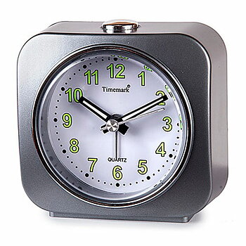 Asztali óra Timemark Grå Grön Plast 9 x 9 x 4 cm