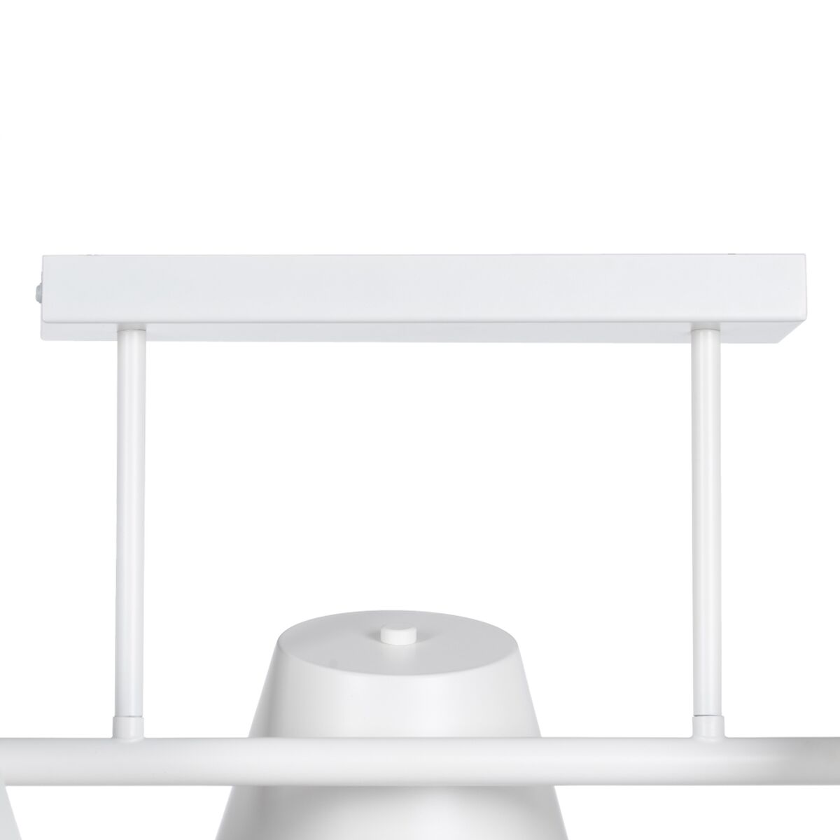 Taklampa 62,5 x 38 x 27,5 cm Metall Vit Ø 10 cm - 3
