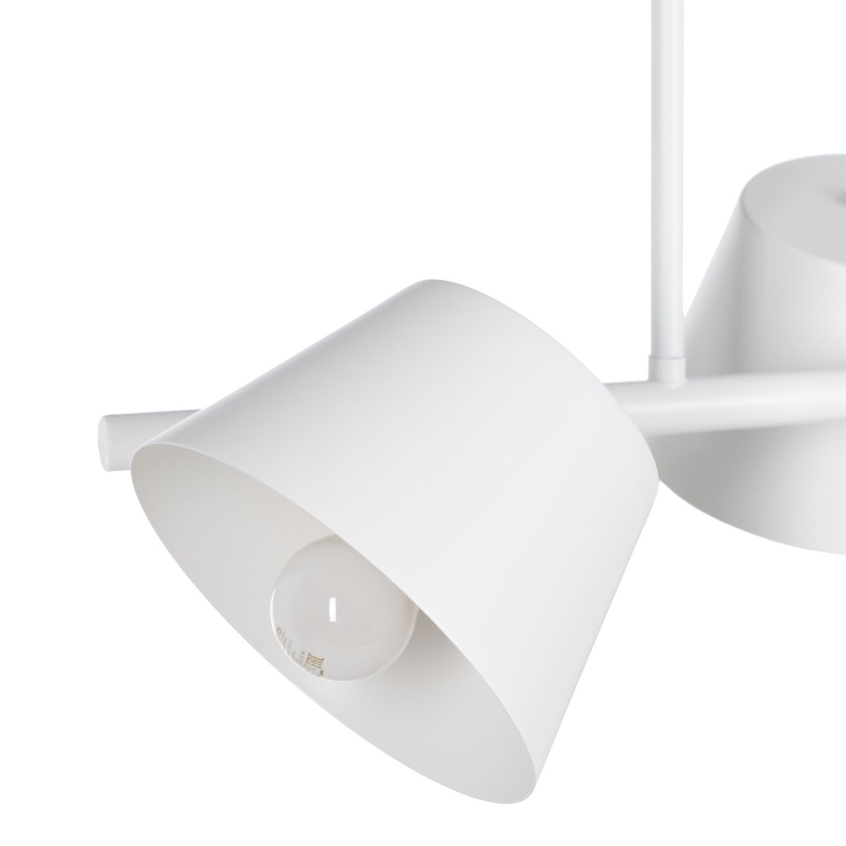 Taklampa 62,5 x 38 x 27,5 cm Metall Vit Ø 10 cm - 6