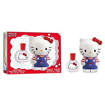 Resenecessär Hello Kitty Hello Kitty Set Colonia Gel Ducha Lote 2 Delar