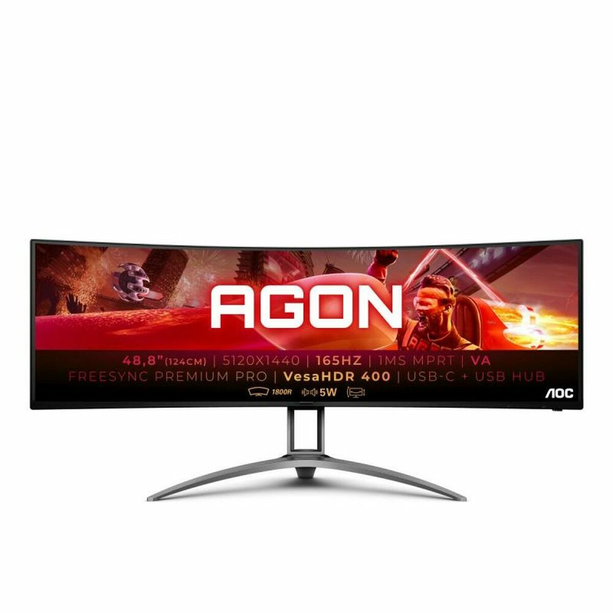 Monitor AOC AOC AGON AG493UCX2 Quad HD 49" - 5