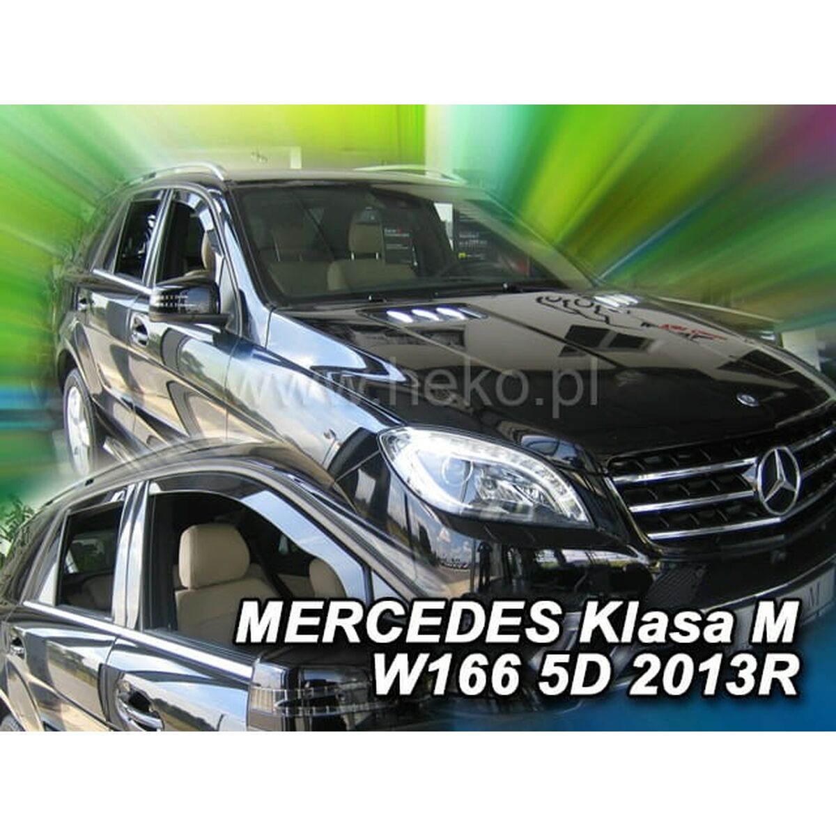 Vindavvisare HEKO HO23284 MERCEDES CLASS M (W166) 4 Delar - 2