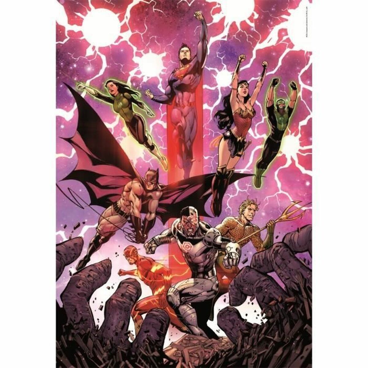 Pussel Clementoni DC Comics 1000 Delar - 2