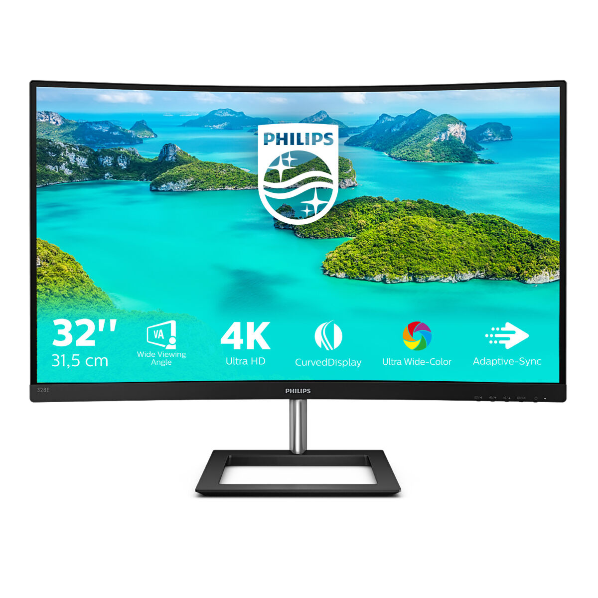 Monitor Philips 328E1CA/00 32" LED VA LCD Flicker free 50-60  Hz - 3