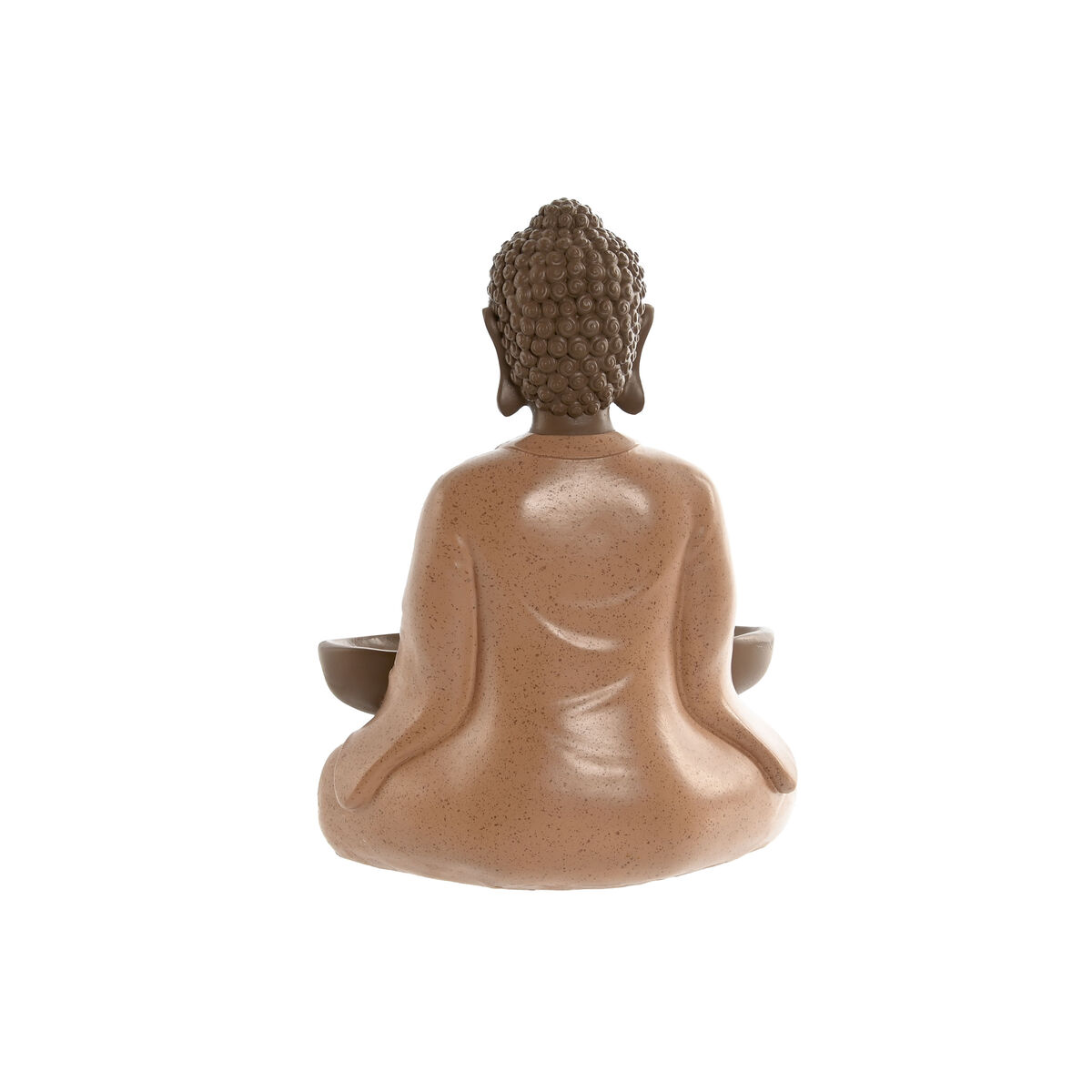 Prydnadsfigur Home ESPRIT Orange Korall Lime Harts Buddha Orientalisk 19,5 x 16 x 25,5 cm (3 antal) - 3