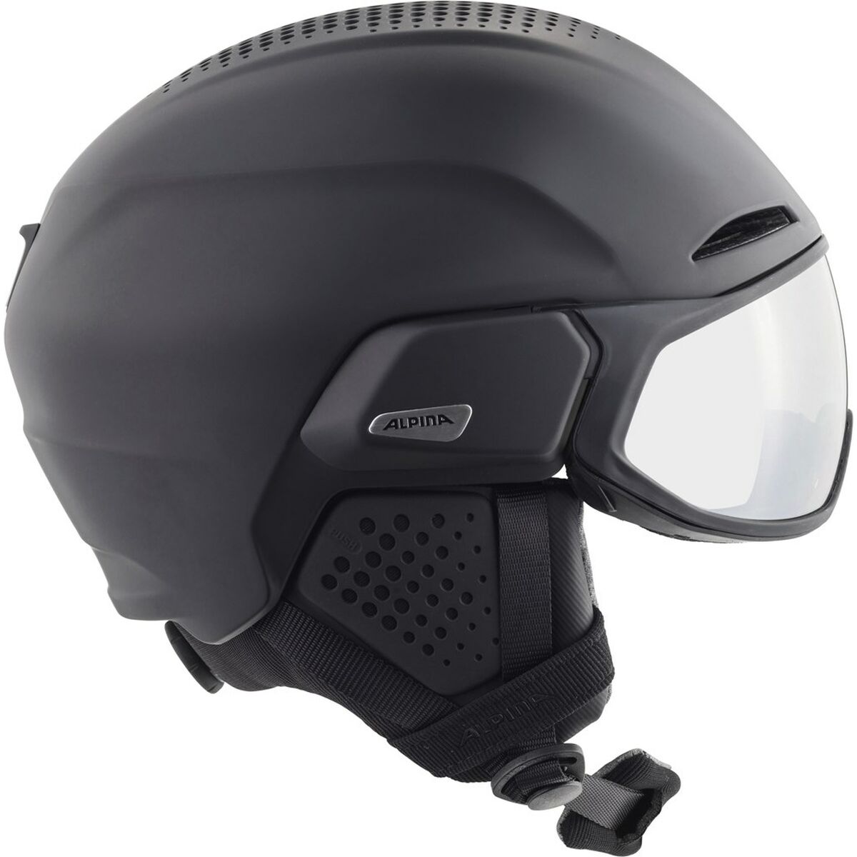 Skidhjälm Alpina A9238330 Svart Svartvit 59-63 cm - 4