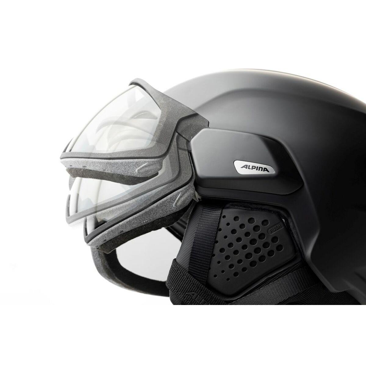 Skidhjälm Alpina A9238330 Svart Svartvit 59-63 cm - 7