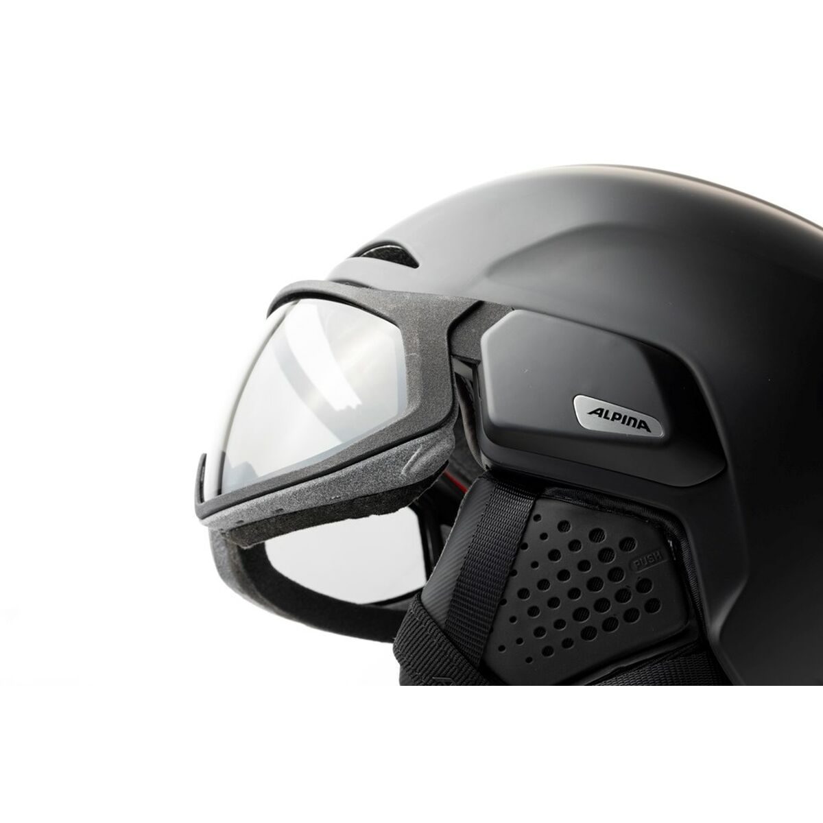 Skidhjälm Alpina A9238330 Svart Svartvit 59-63 cm - 6