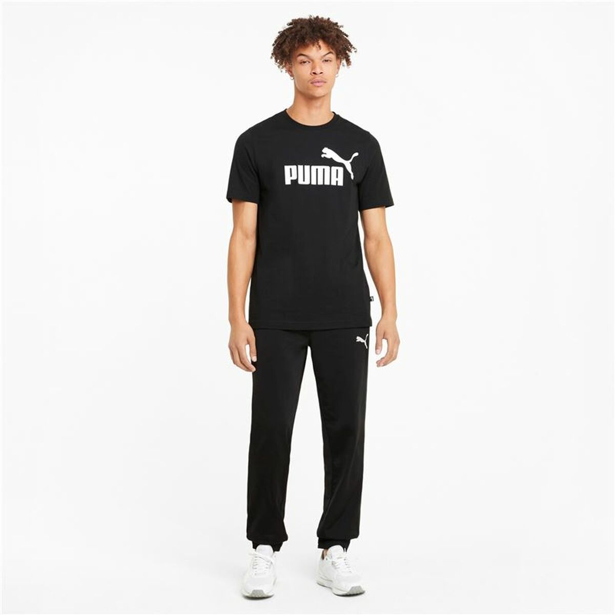 T-shirt med kortärm Herr Puma 586666 01 Svart (1 antal) - 5