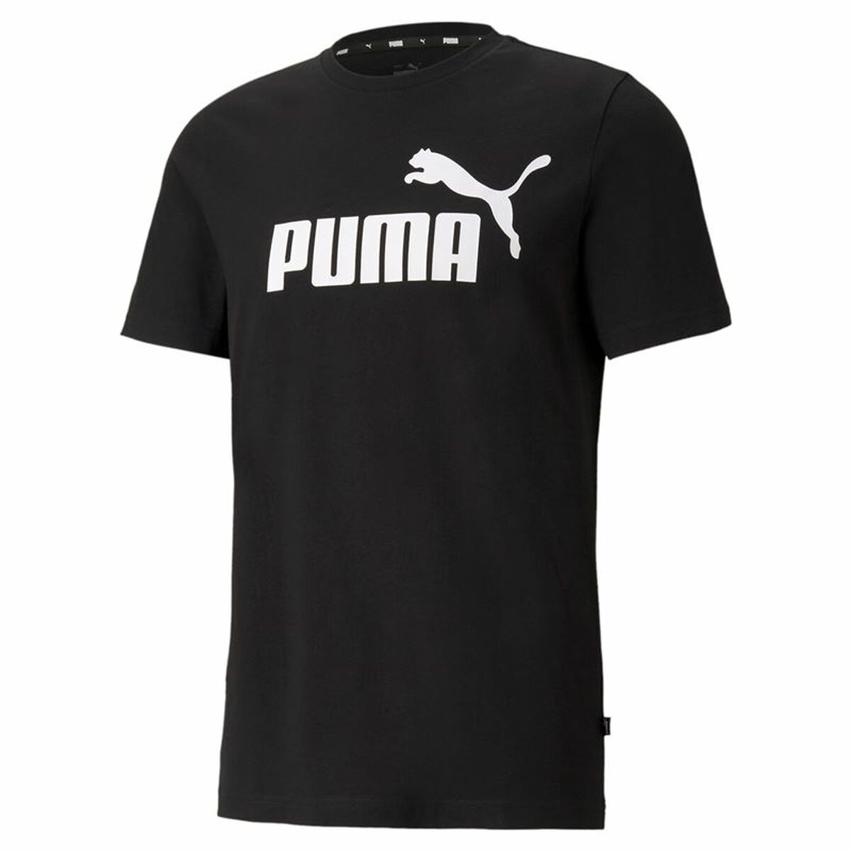 T-shirt med kortärm Herr Puma 586666 01 Svart (1 antal)