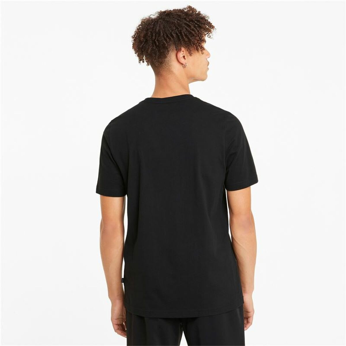 T-shirt med kortärm Herr Puma 586666 01 Svart (1 antal) - 4