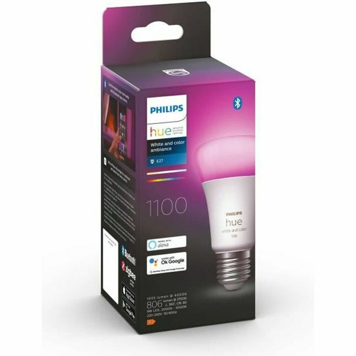 LED-lampa Philips 8719514291171 Vit F 9 W E27 806 lm (6500 K) - 3