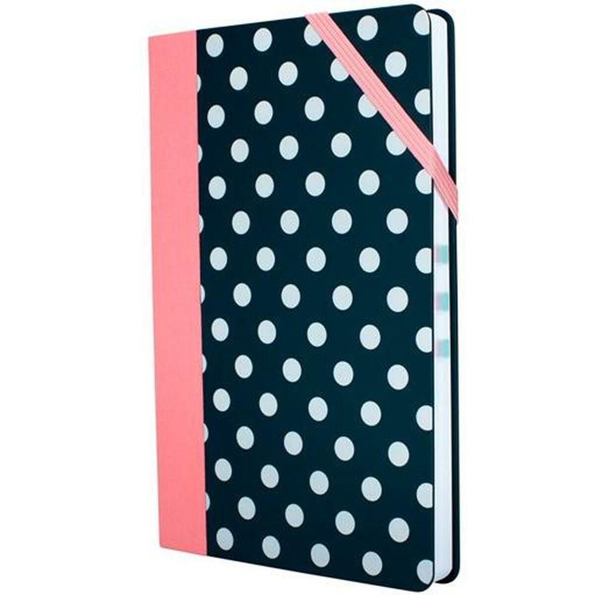 Anteckningsbok Milan Paperbook Vit Svart 21 x 14,6 x 1,6 cm - 2