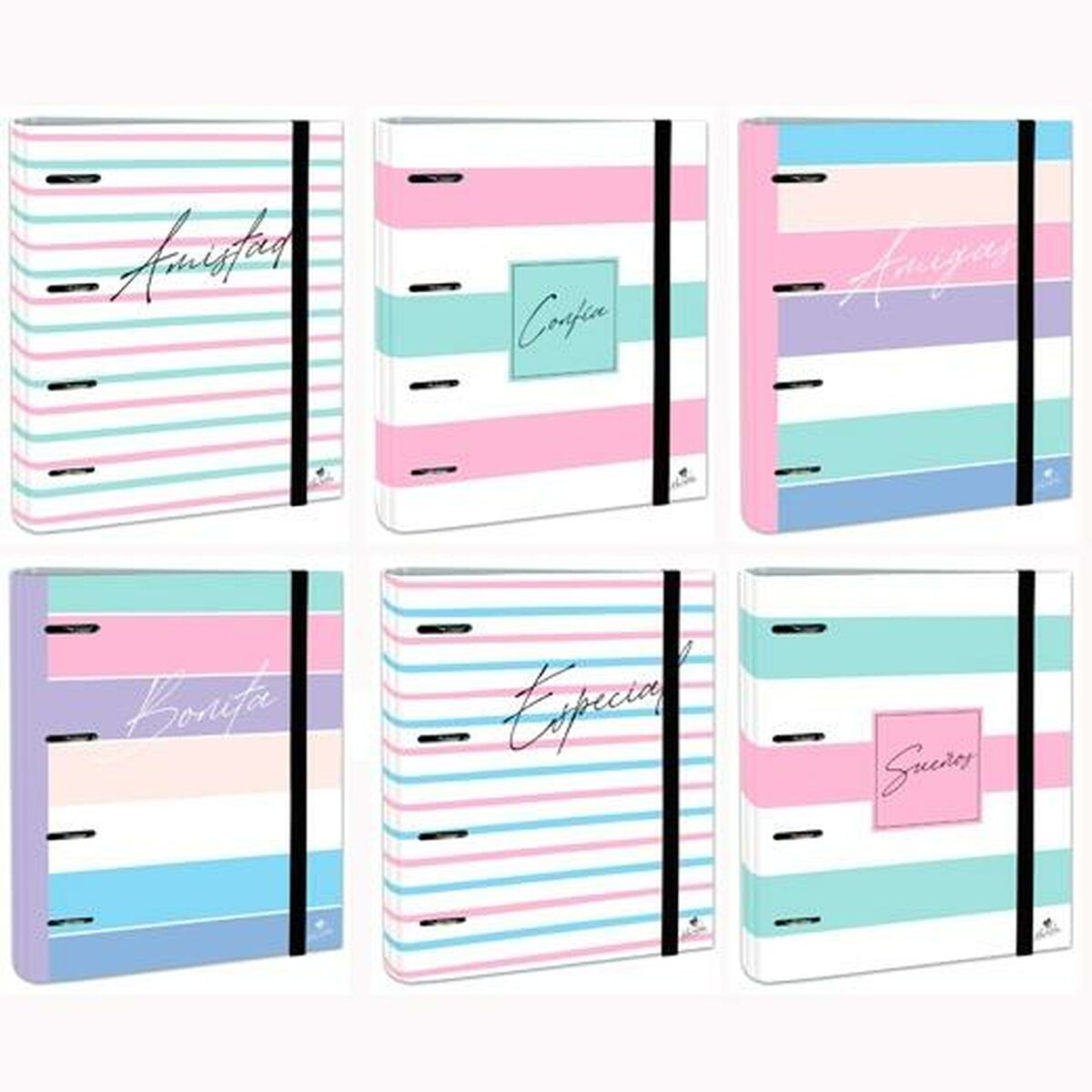 Ringpärm Mariola CARPEBLOCK Multicolour 32 x 26 x 5 cm (10 antal) - 2