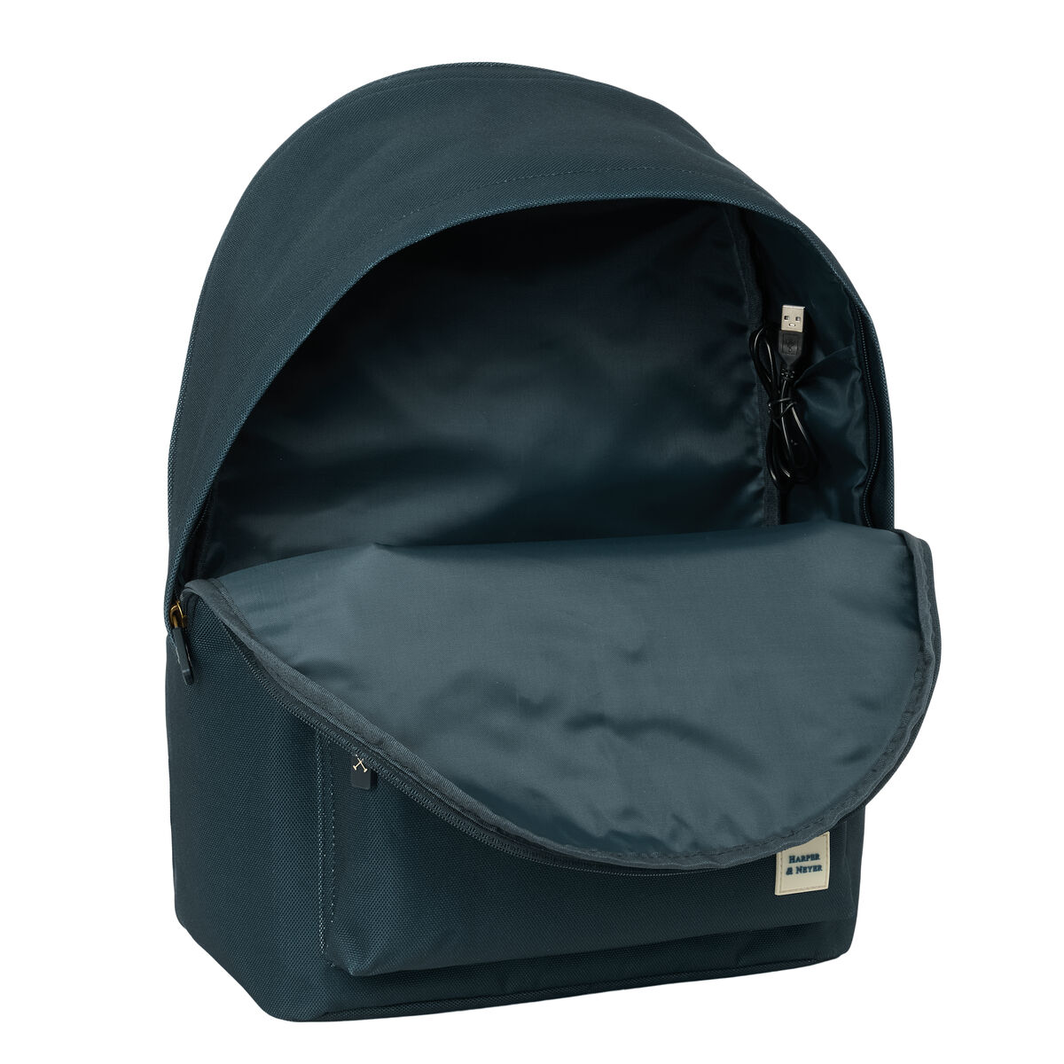 Laptopryggsäck Harper & Neyer Marinblå 31 x 44 x 18 cm - 3