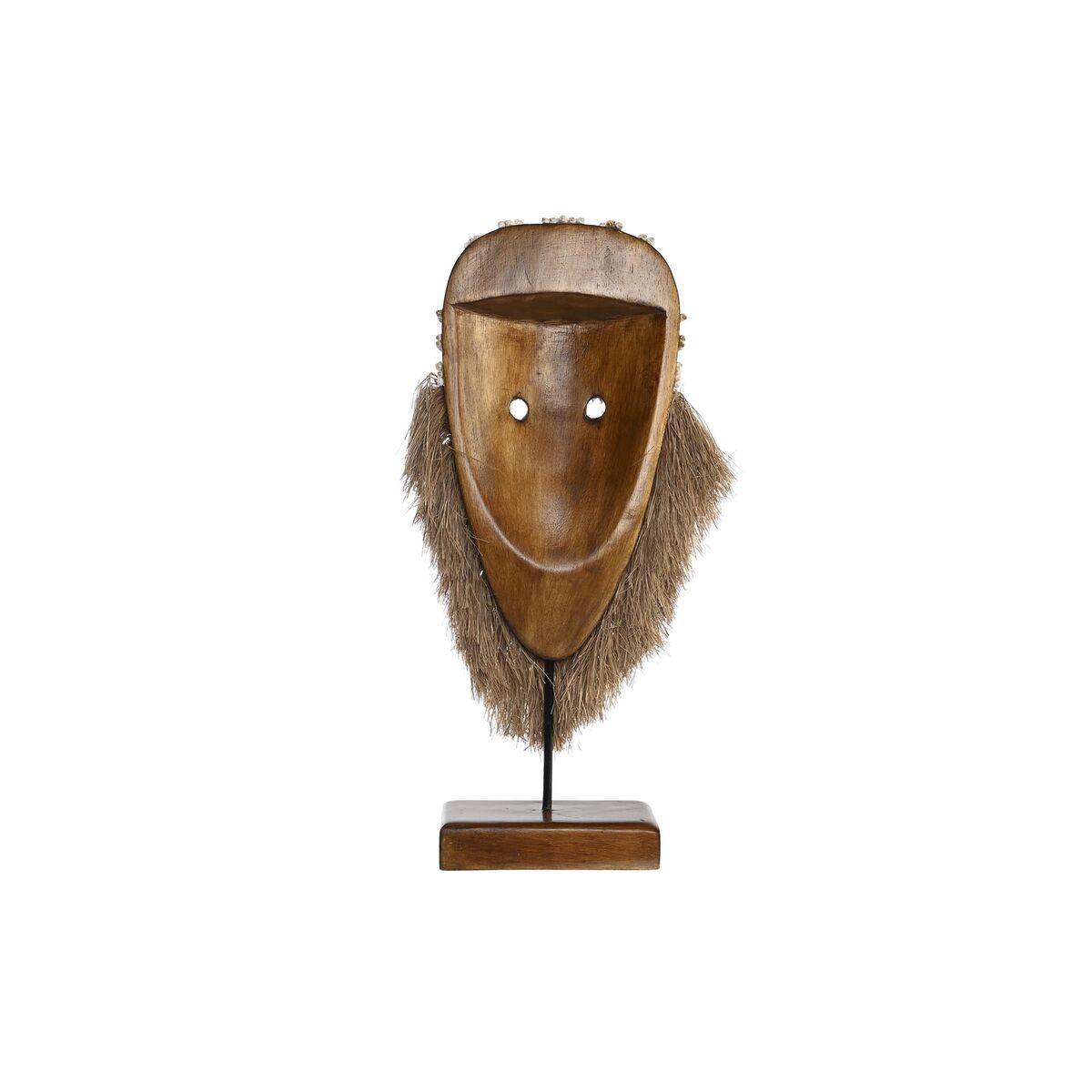 Prydnadsfigur DKD Home Decor Naturell Mask Fibrer (30 x 10,5 x 53 cm) - 4