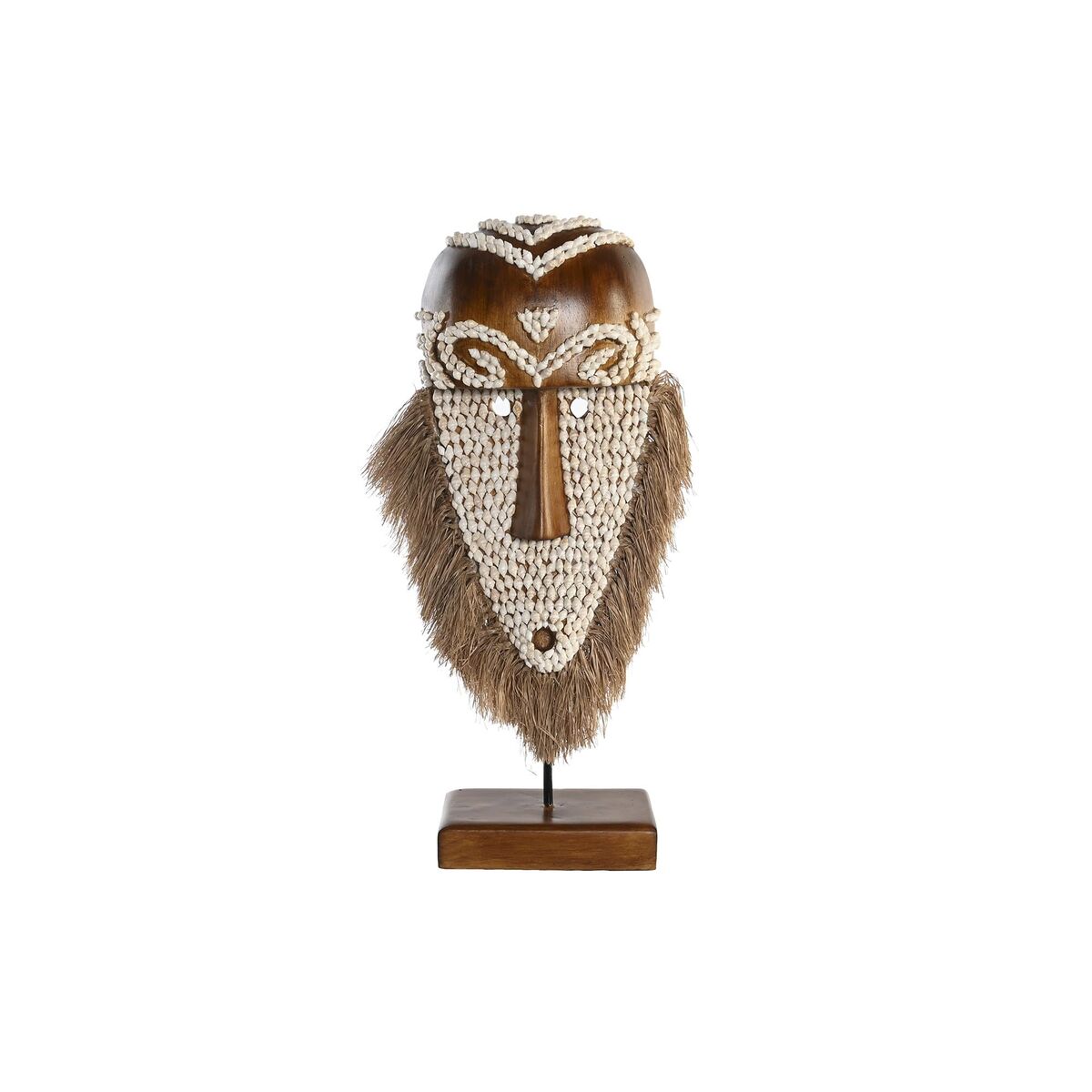 Prydnadsfigur DKD Home Decor Naturell Mask Fibrer (30 x 10,5 x 53 cm)