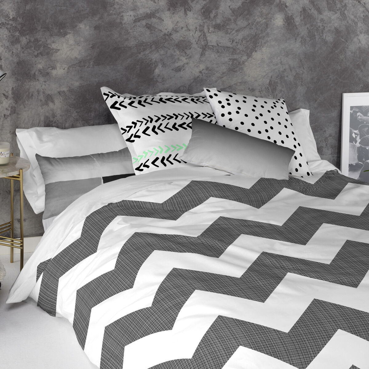 Kuddfodral HappyFriday Blanc Forward  Multicolour 60 x 60 cm - 2
