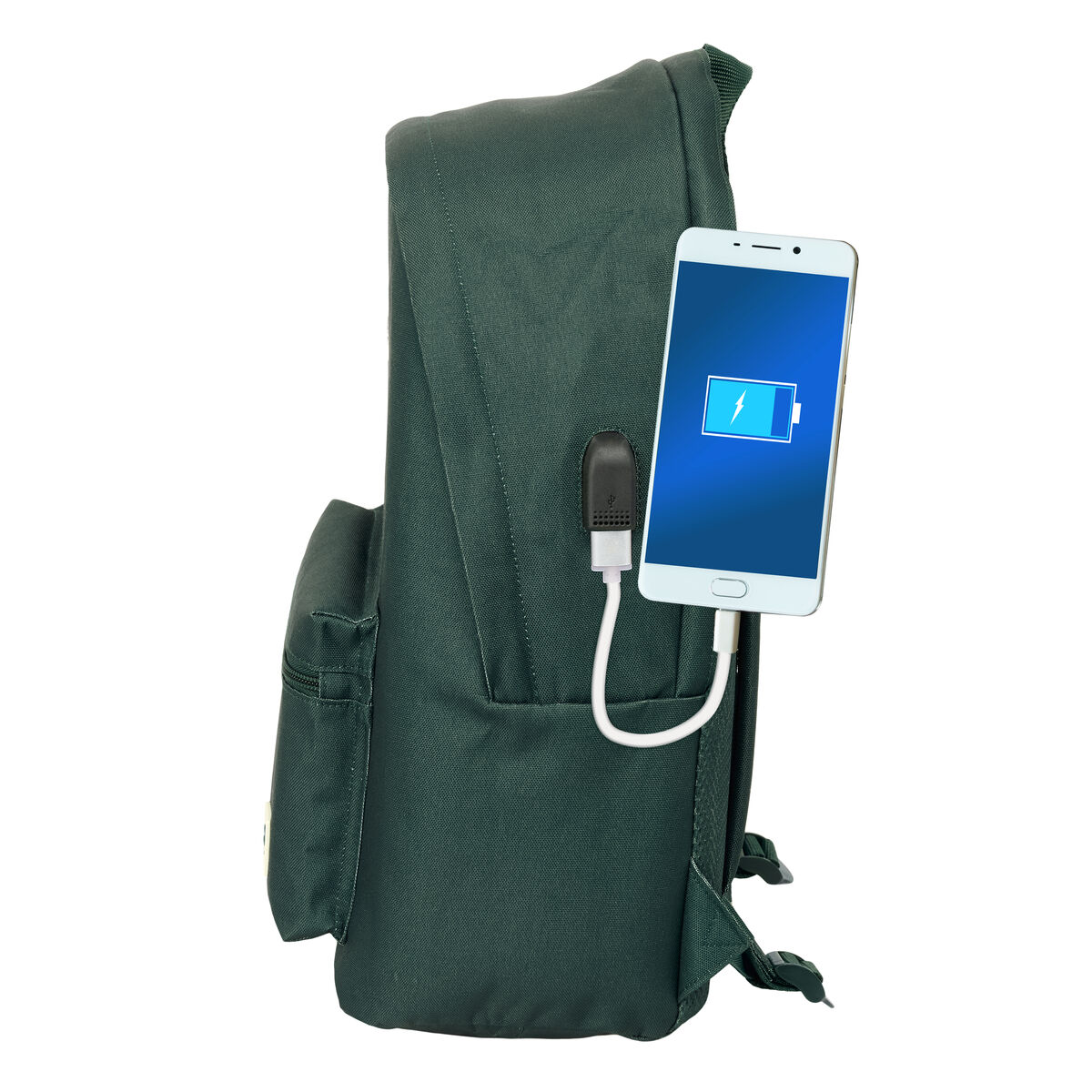 Laptopryggsäck Harper & Neyer +usb harper & neyer Mörkgrön 31 x 44 x 18 cm - 2