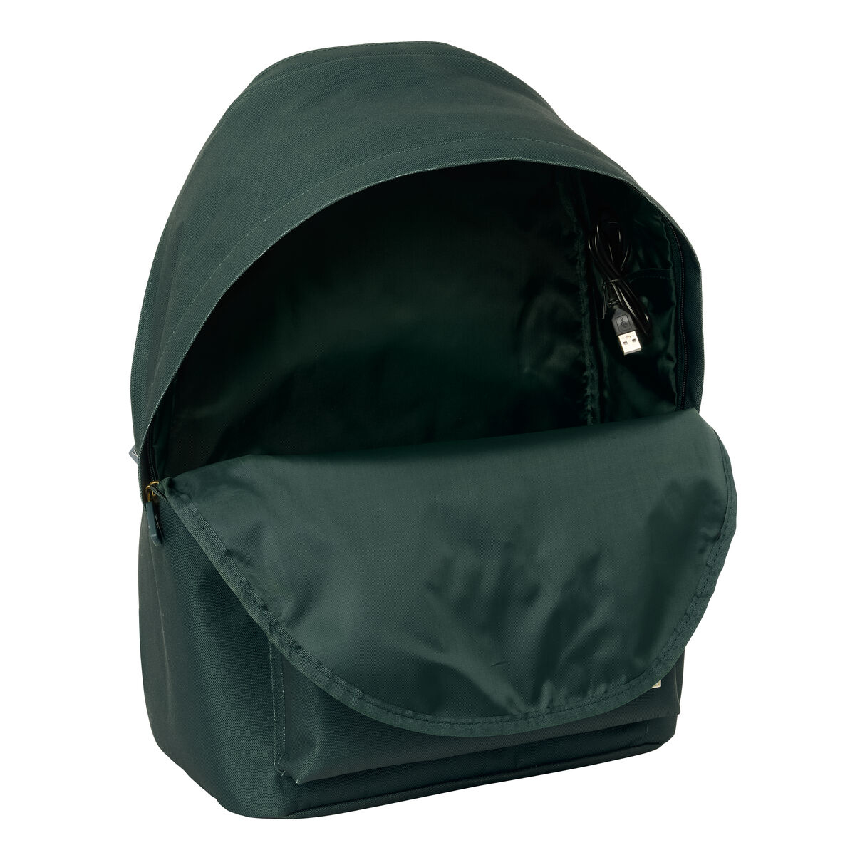 Laptopryggsäck Harper & Neyer +usb harper & neyer Mörkgrön 31 x 44 x 18 cm - 3