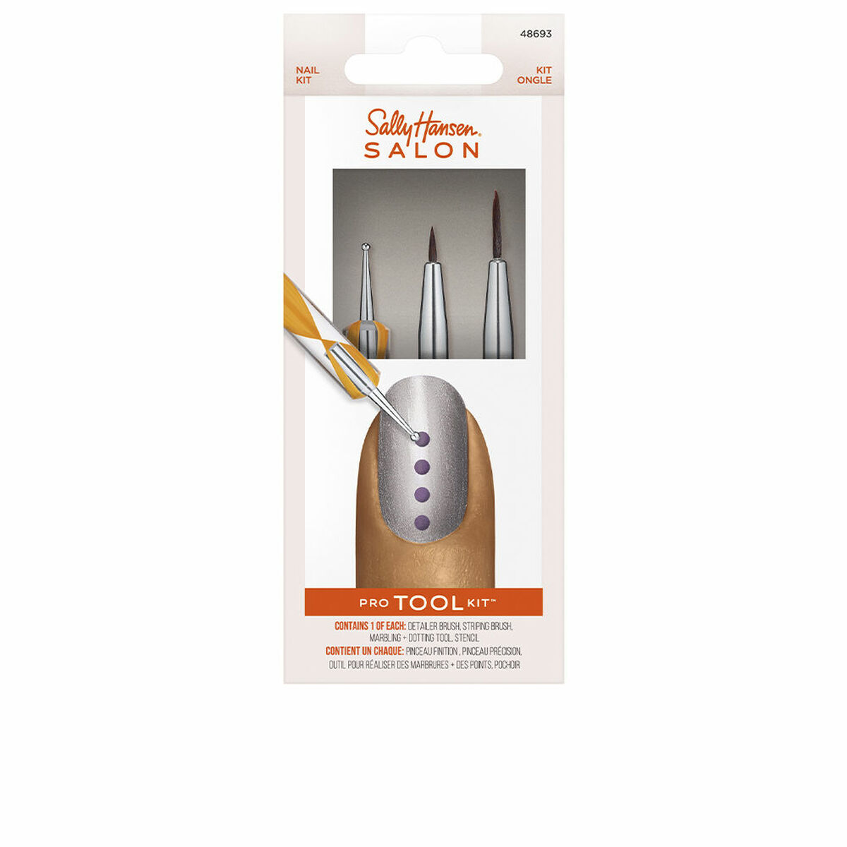 Manikyrset Sally Hansen Pro Tool Lote 3 Delar - 2