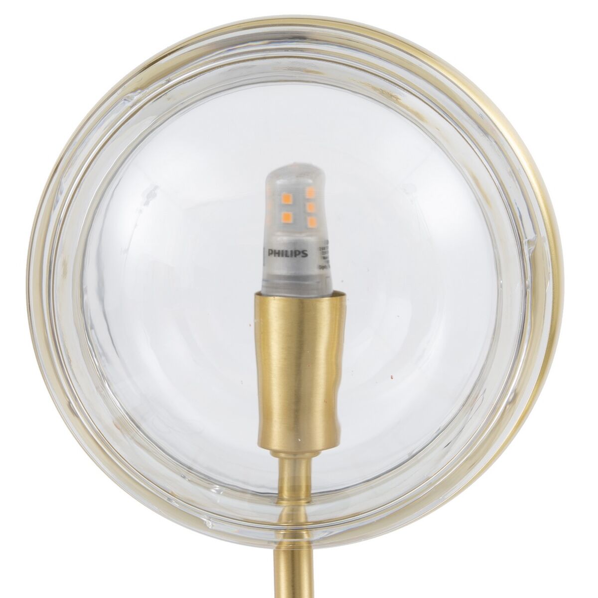 Bordslampa Gyllene Glas Marmor Järn Hierro/Cristal 28 W 220 V 240 V 220 -240 V 15 x 15 x 40 cm - 4