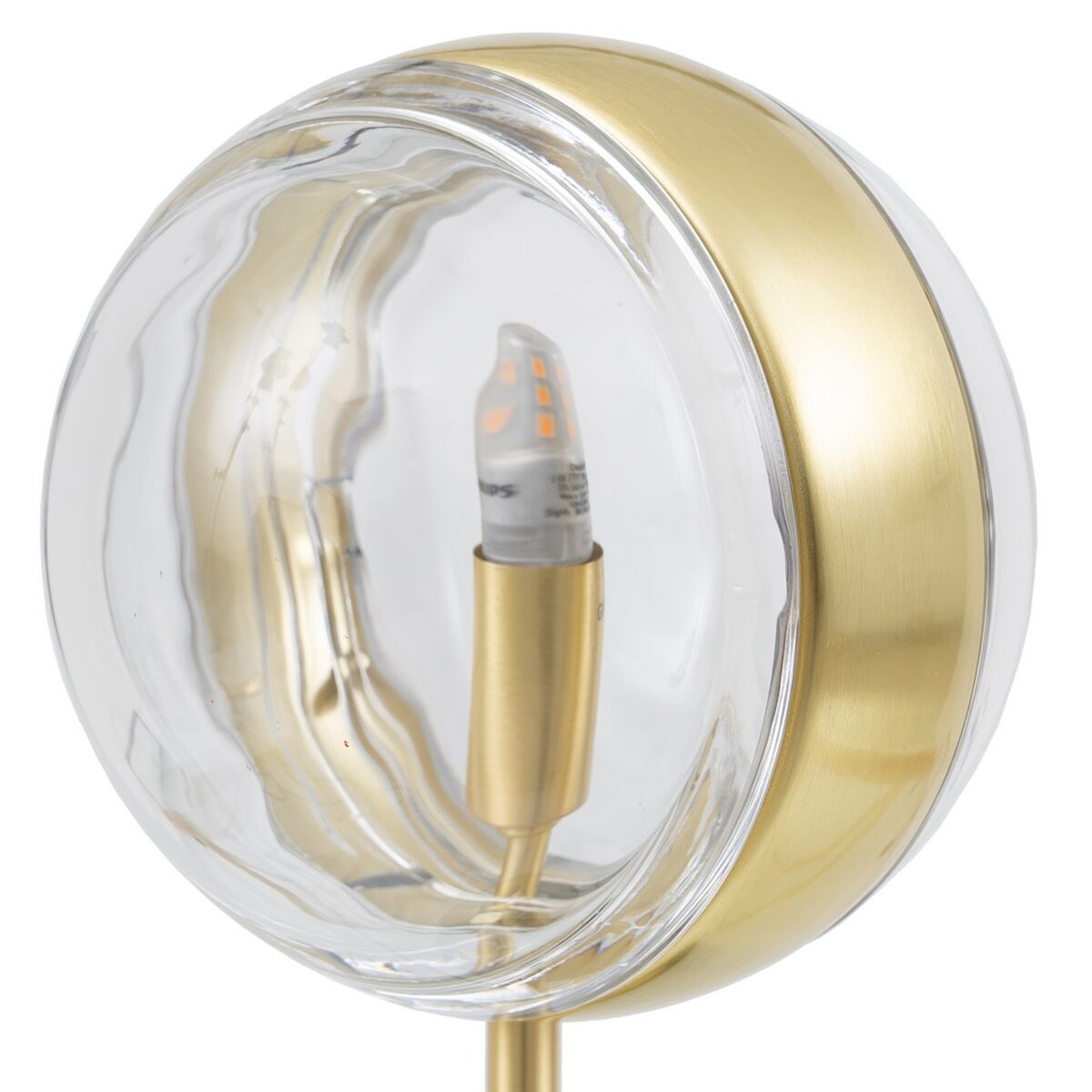 Bordslampa Gyllene Glas Marmor Järn Hierro/Cristal 28 W 220 V 240 V 220 -240 V 15 x 15 x 40 cm - 5