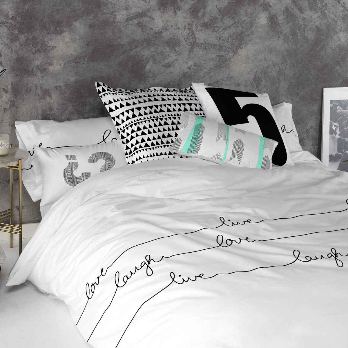 Kuddfodral HappyFriday Blanc Team  Multicolour 60 x 60 cm - 3