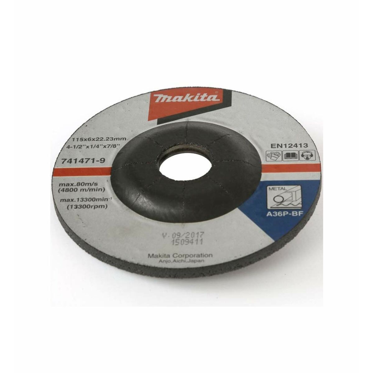 Vinkelslip Makita GA4530R 720 W 230 V 115 mm - 4