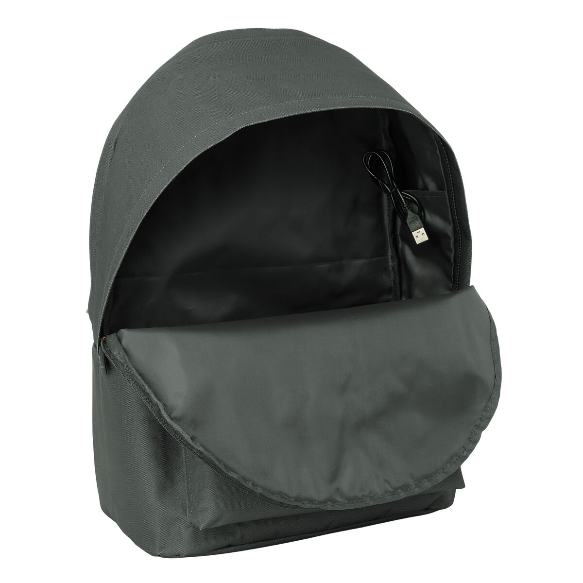 Laptopryggsäck Harper & Neyer +usb harper & neyer Grå 31 x 44 x 18 cm - 5
