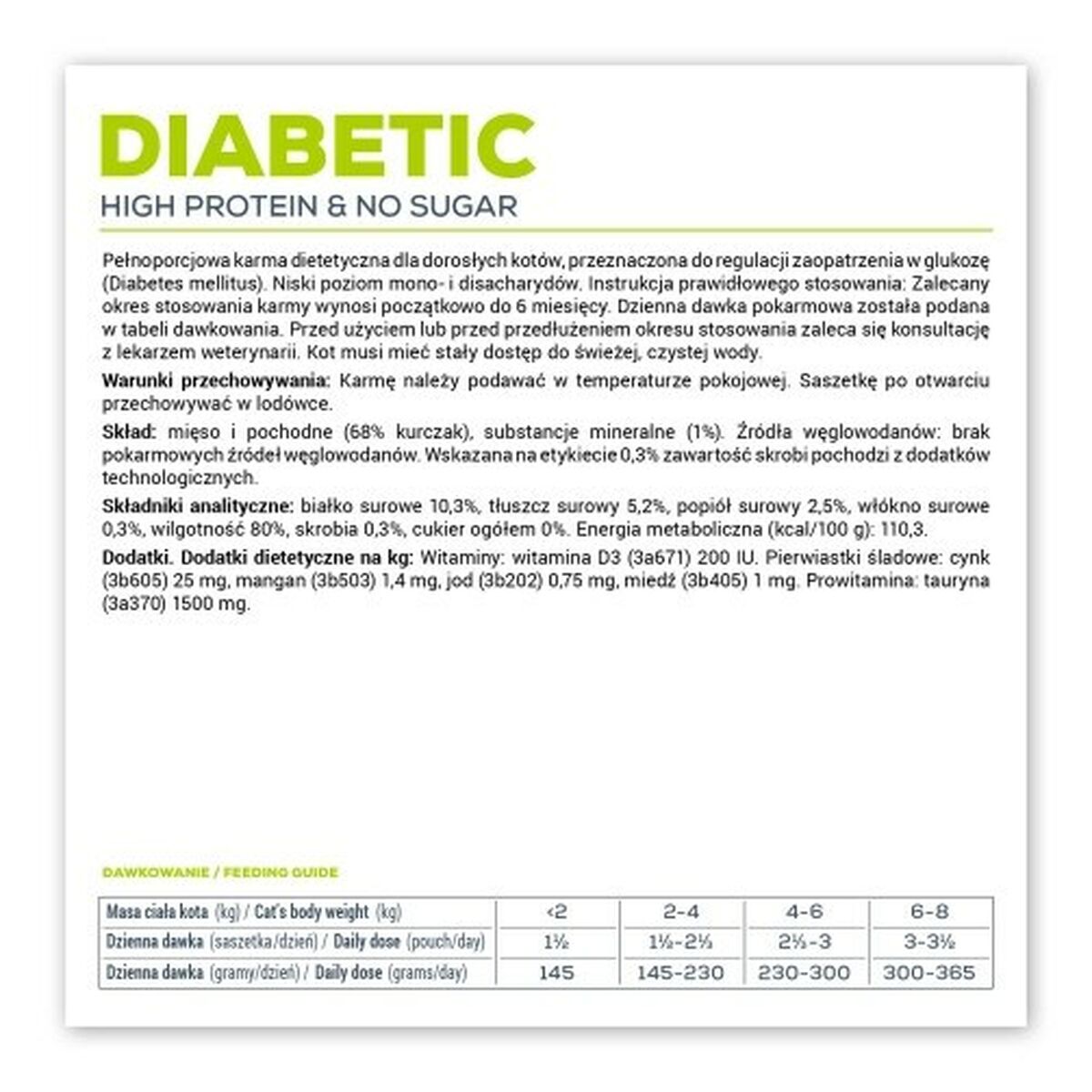 Kattmat VETEXPERT Diabetic Cat Kyckling 100 g - 3