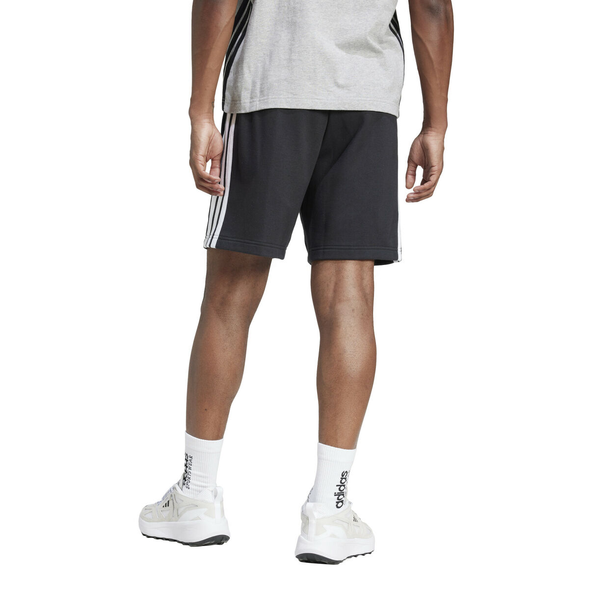 Sportshorts för män Adidas 3S FT SHO JE6414 Svart - 2