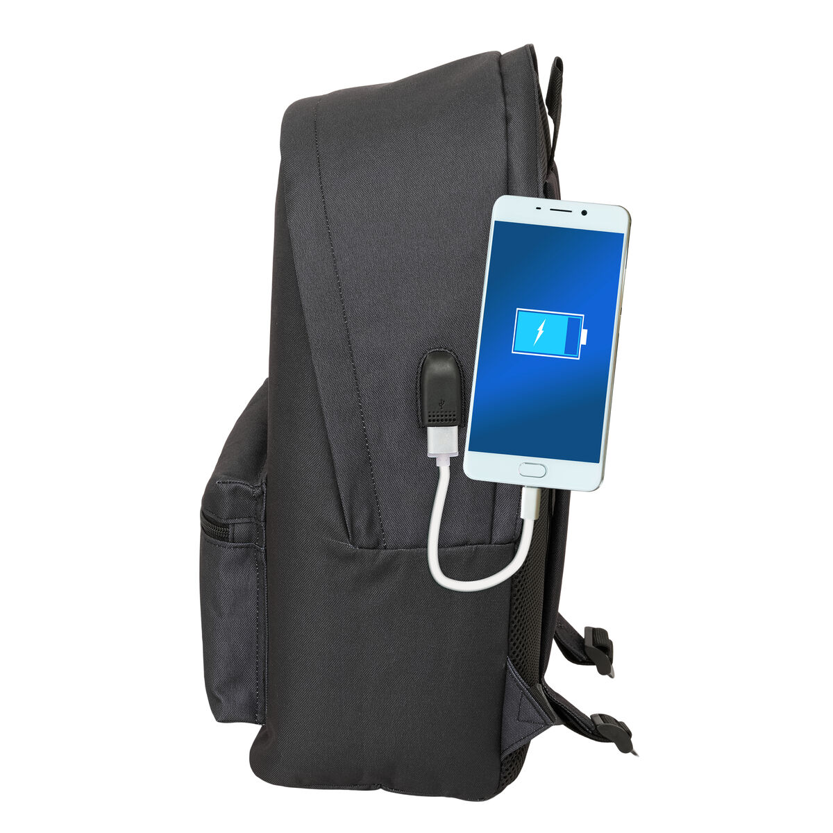 Laptopryggsäck Harper & Neyer +usb harper & neyer Svart 31 x 44 x 18 cm - 3