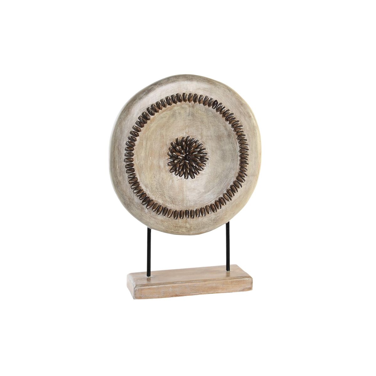 Prydnadsfigur DKD Home Decor Beige Järn Cirklar (39 x 12 x 55 cm) - 3
