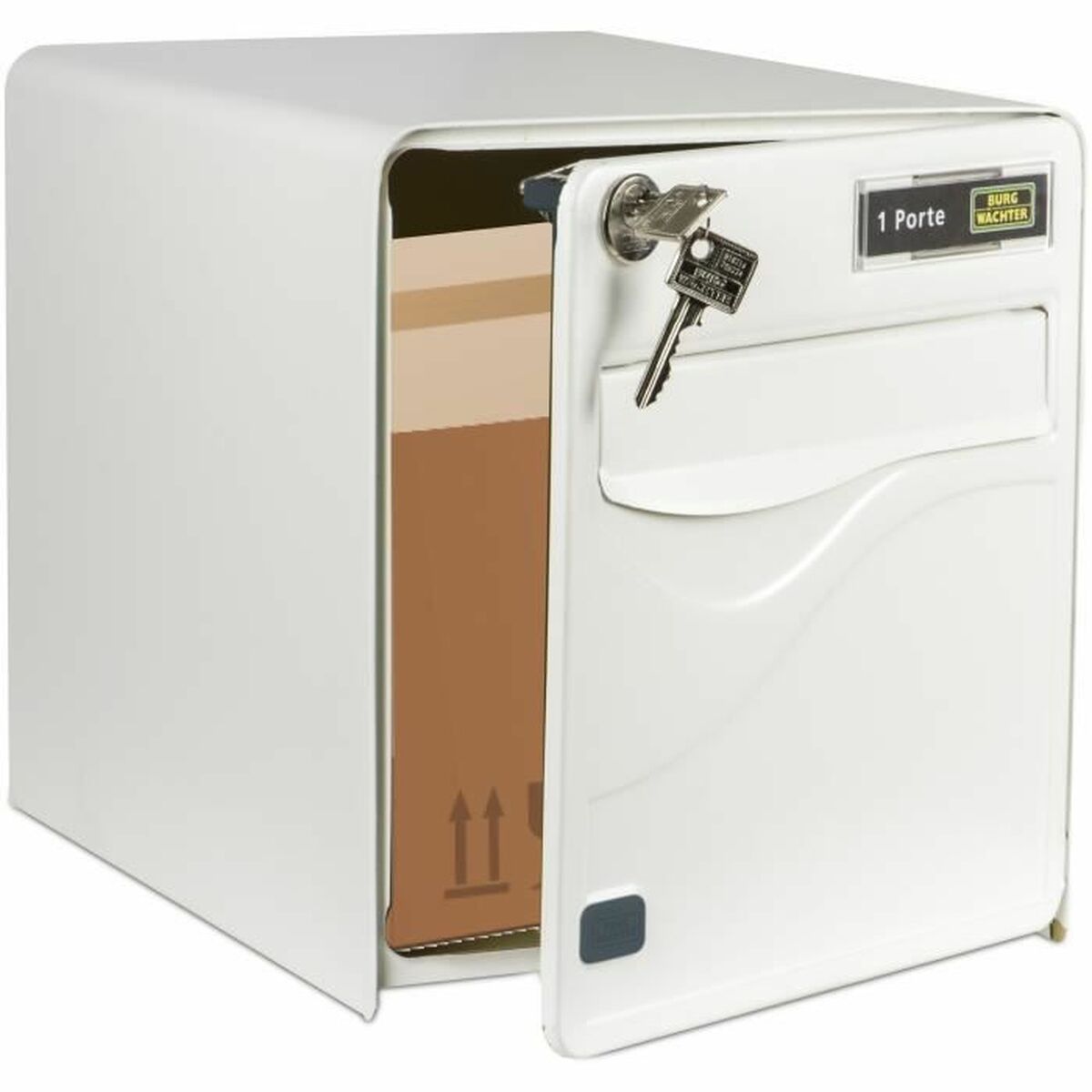 Brevlåda Burg-Wachter   36,5 x 28 x 31 cm Vit Plast - 3