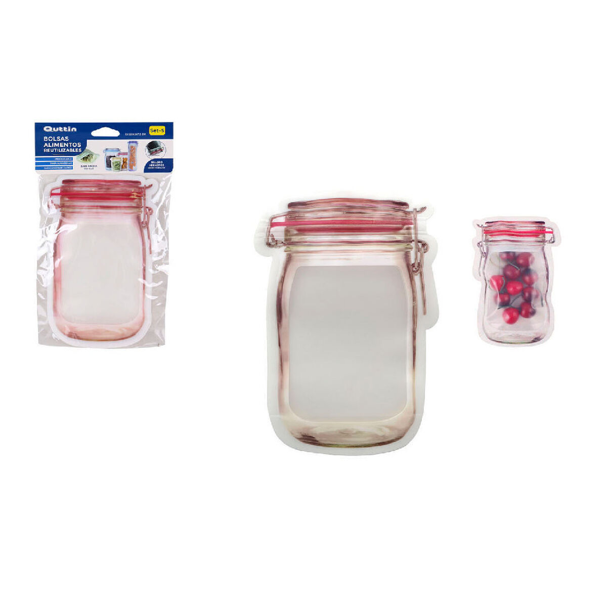 Lunchlåda Quttin 13,5 x 19,5 x 7,3 cm (36 antal) - 5