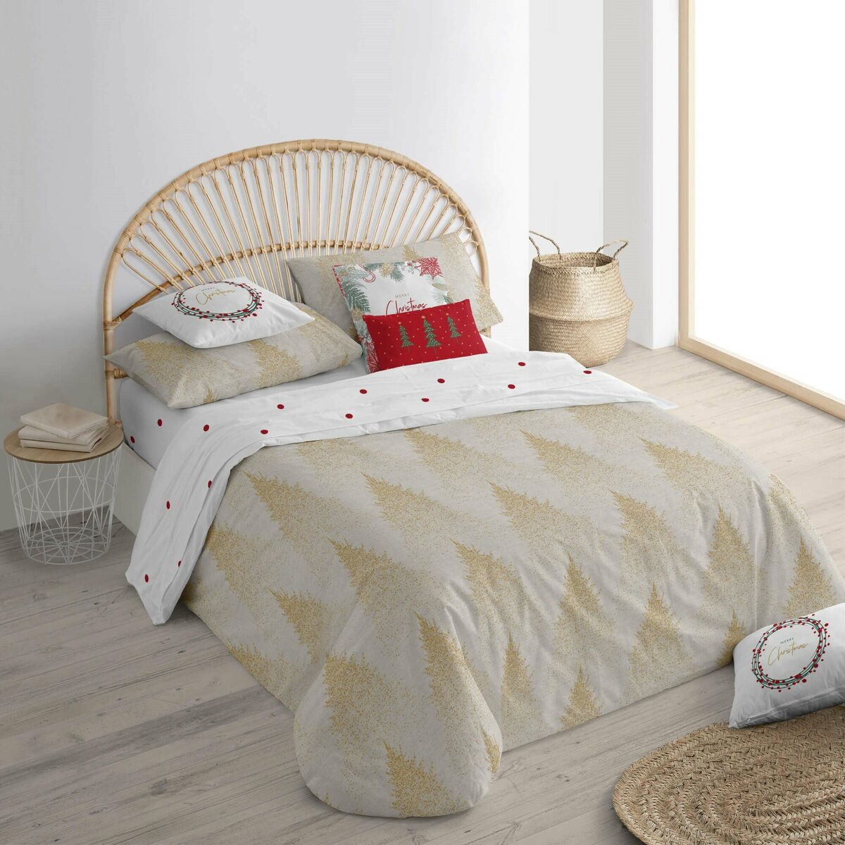 Påslakan Decolores Laponia Multicolour 175 Trådar 220 x 220 cm Säng 135/140