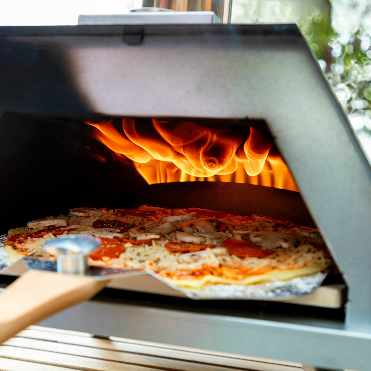 Pelletseldad Pizzaugn med Tillbehör Pizzahven InnovaGoods - 4