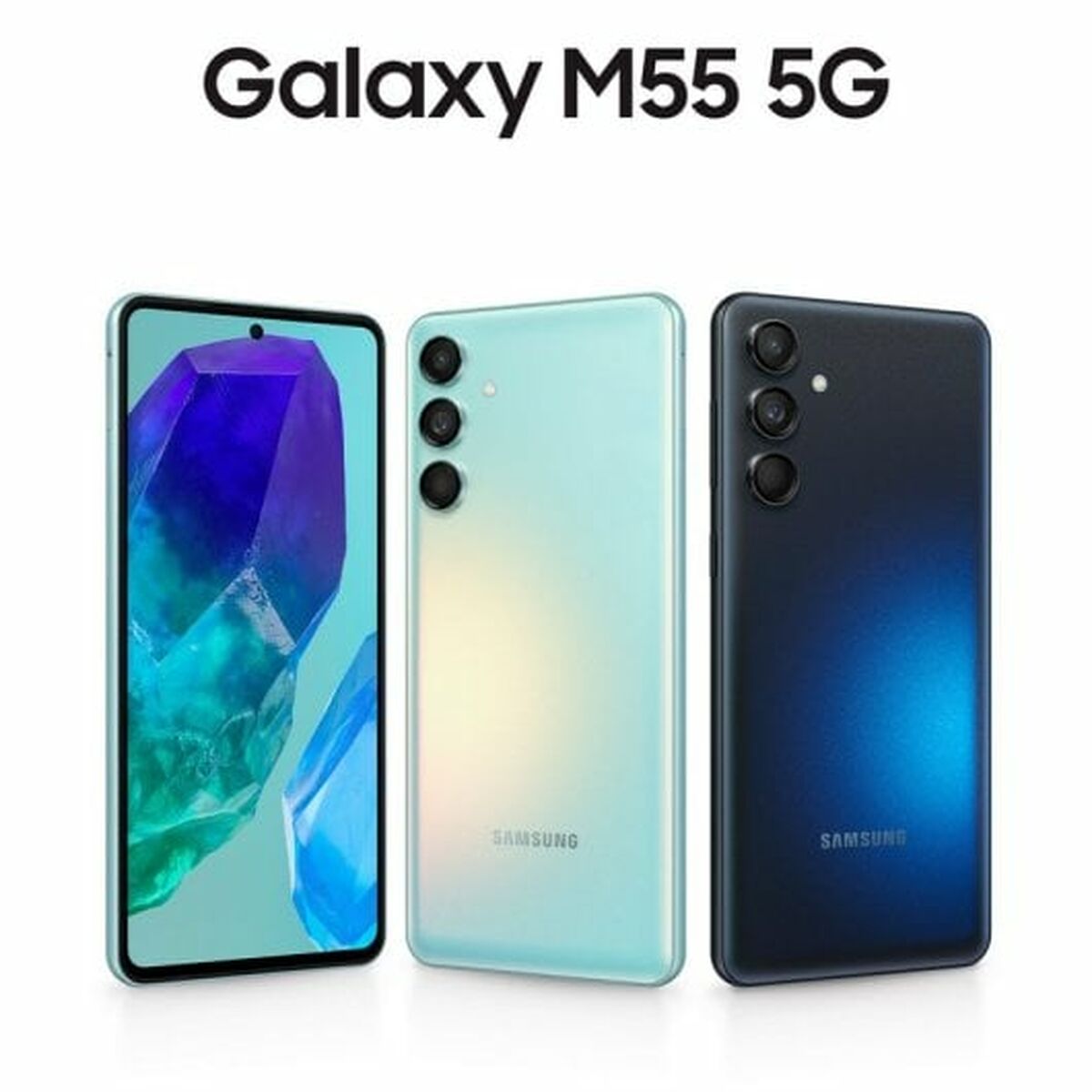 Smartphone Samsung Galaxy M55 5G Octa Core 8 GB RAM 256 GB Grön - 2