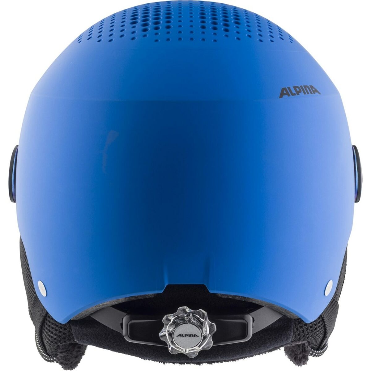Skidhjälm Alpina Zupo Visor Q Lite Blå Svartvit 54-58 cm - 3