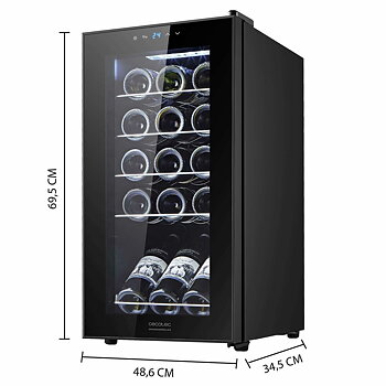 Vinbutik Cecotec Svart (Renoverade A)