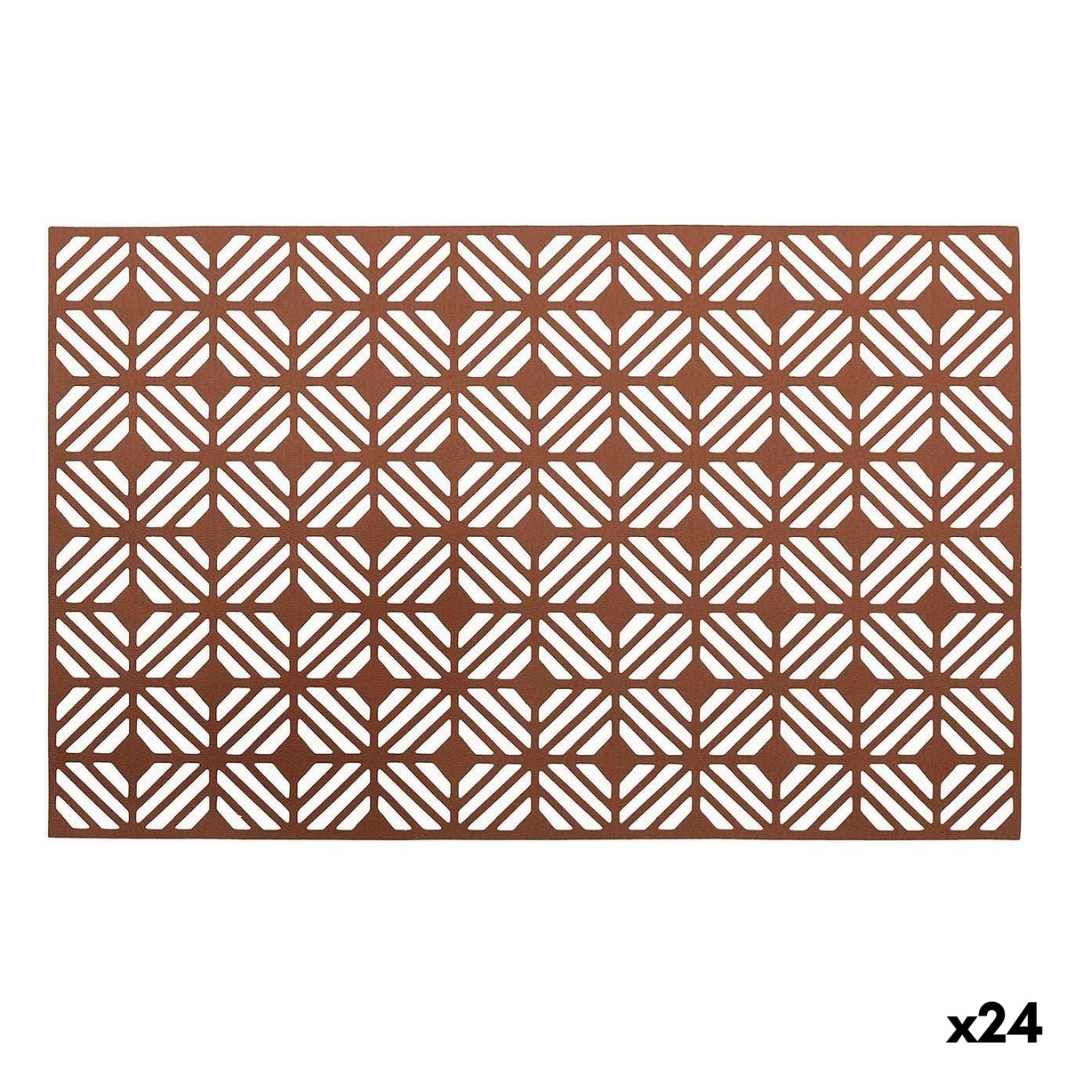 Bordsunderlägg Viejo Valle PVC Koppar 45 x 30 cm (24 antal)